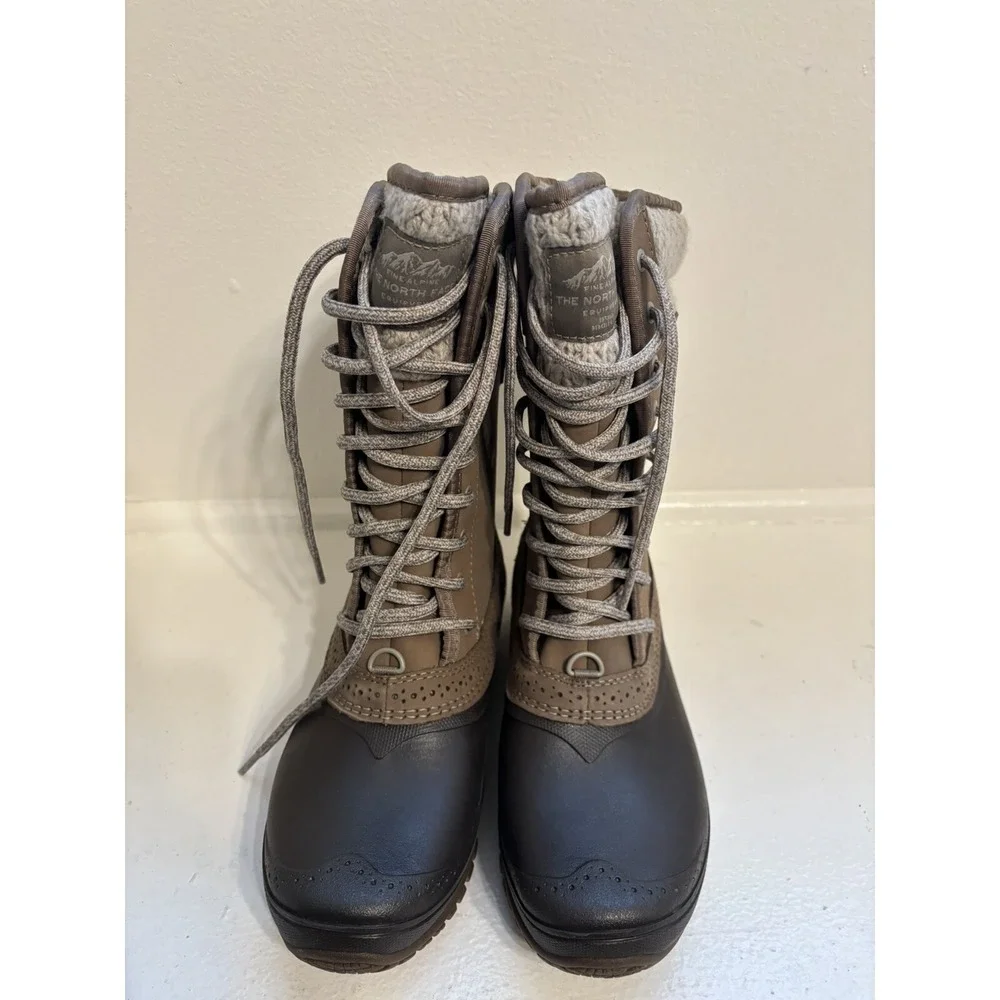 The North Face Women's Shellista II Mid 'Split Rock Brown' Winter Boots size 6